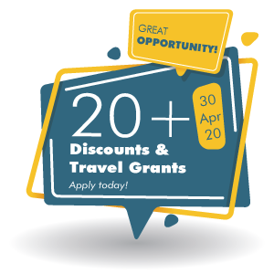 Round 1 awarded Travel Grant and Registration Fee Discounts are announced